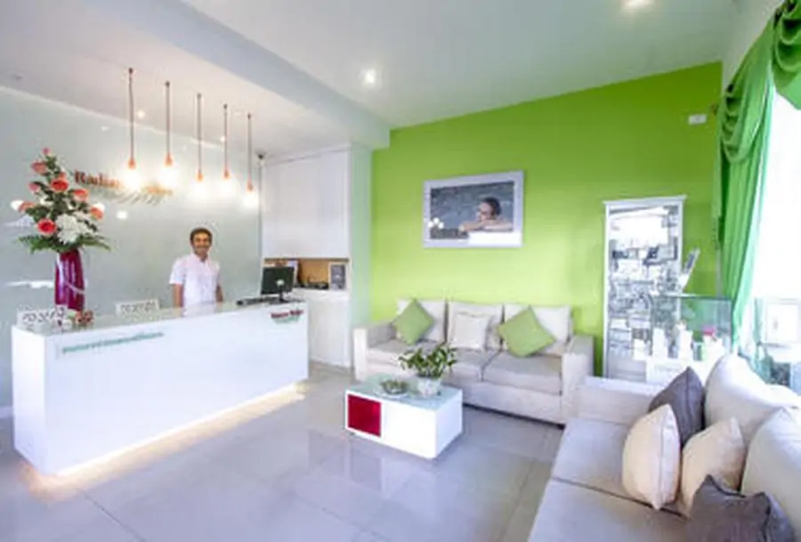 Healthy Skin Clinic reception and lobby